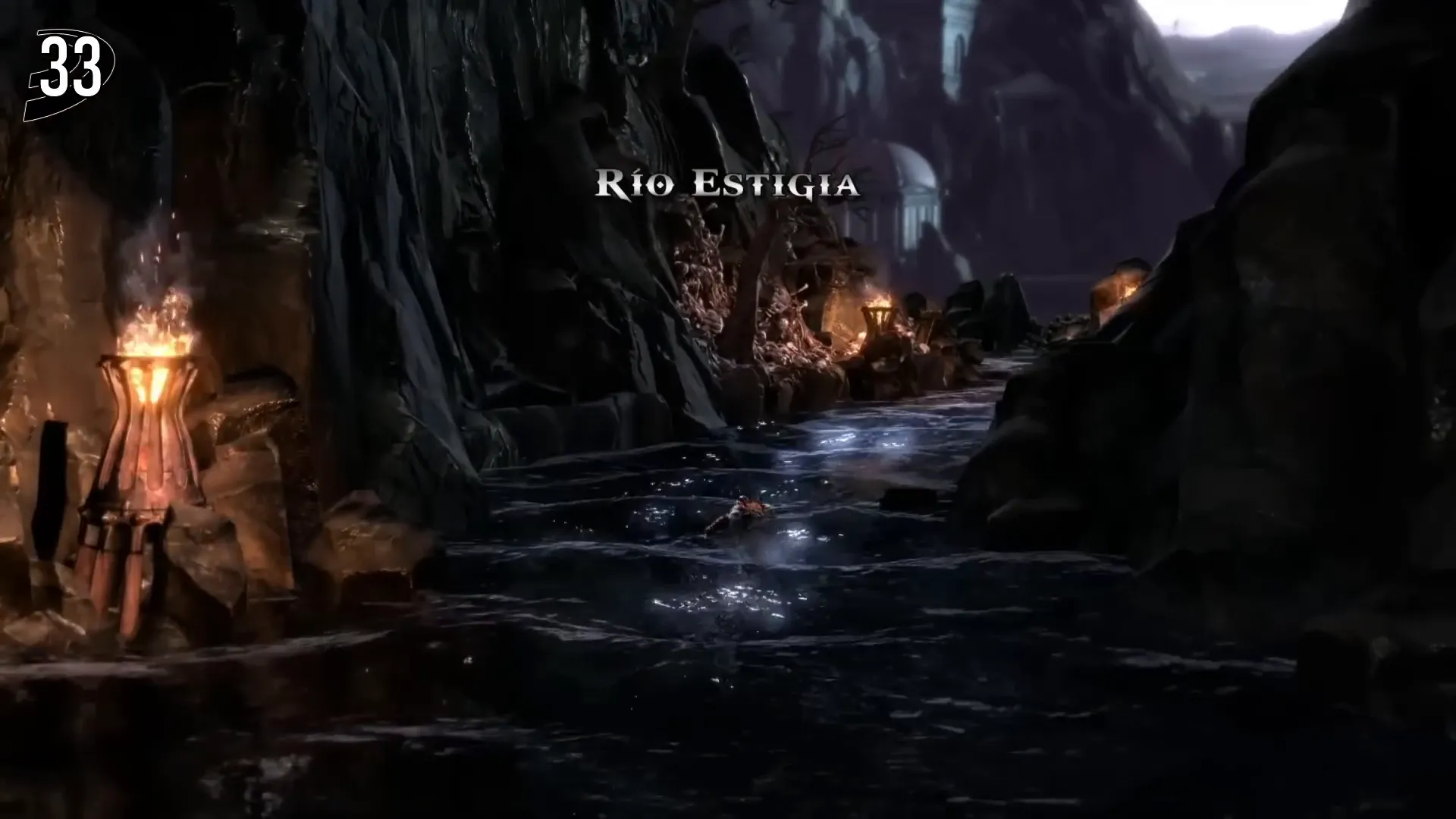 Kratos en el río Estigia