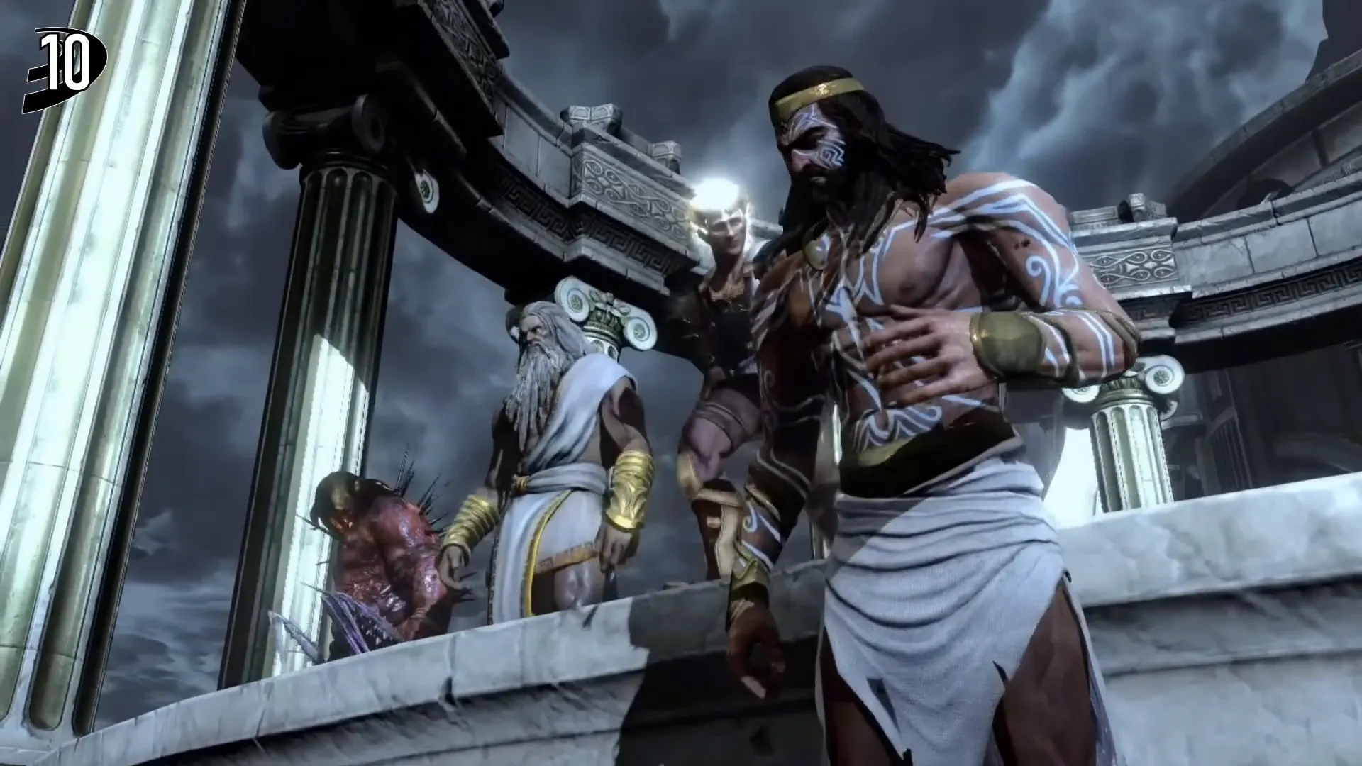 Dioses del Olimpo en God of War 3