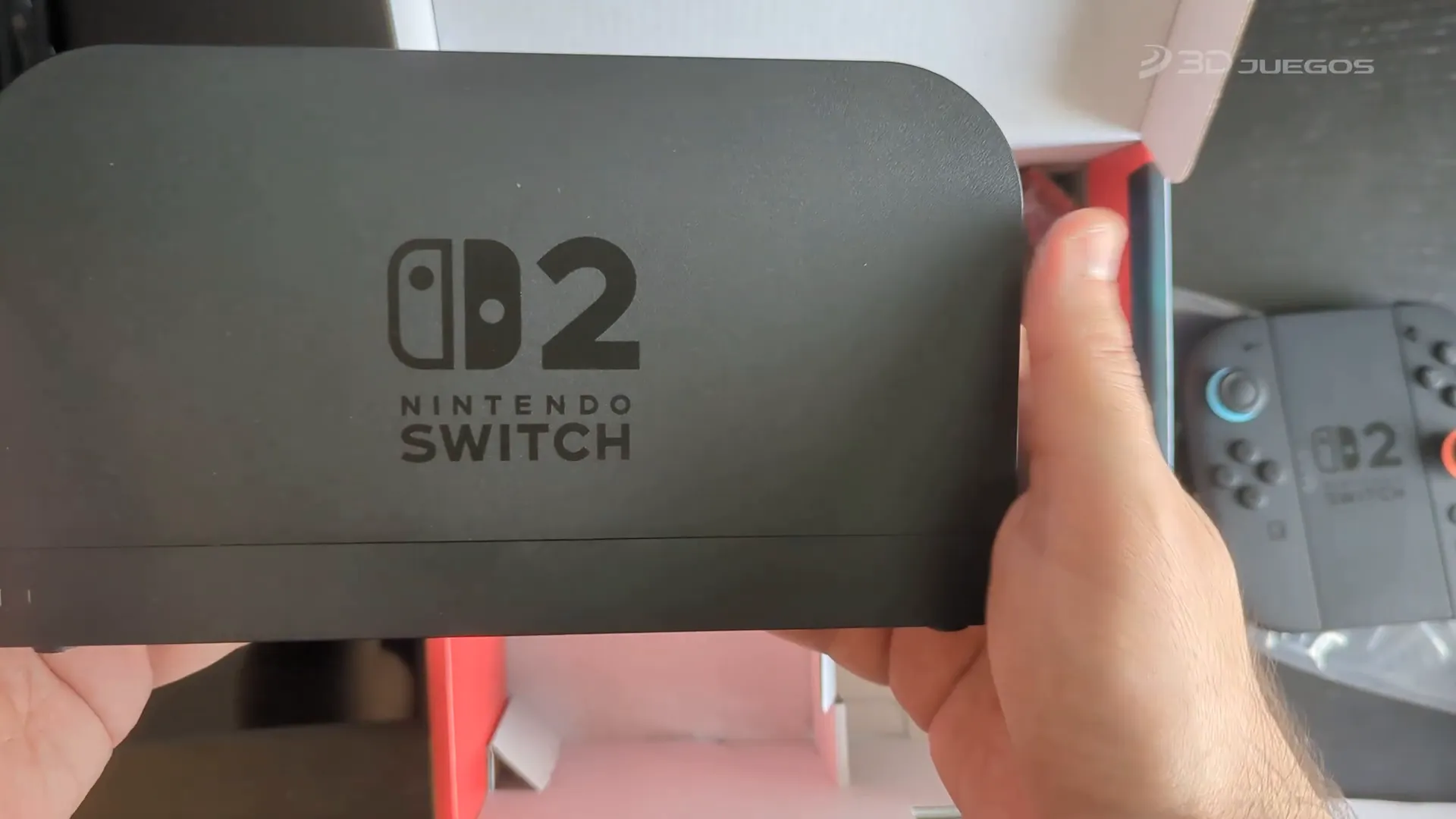 Nuevo Dock de Nintendo Switch 2 con diseño moderno y entrada Ethernet