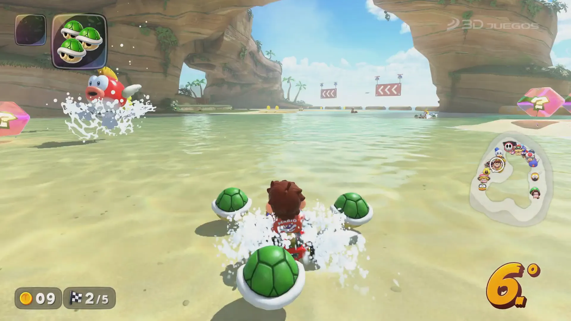 Mario Kart World en Nintendo Switch 2, mostrando mundo abierto y multijugador