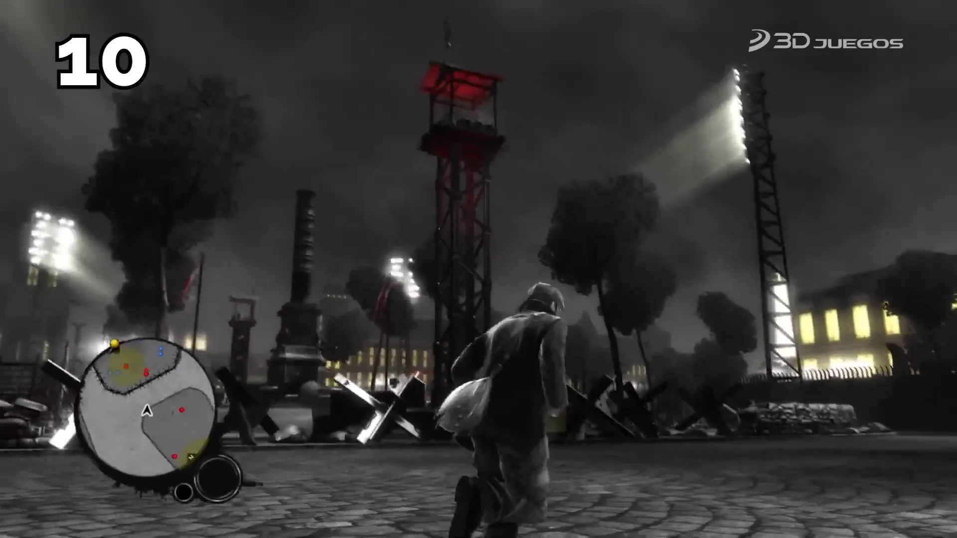 The Saboteur con estética en blanco y negro y acción en París ocupada