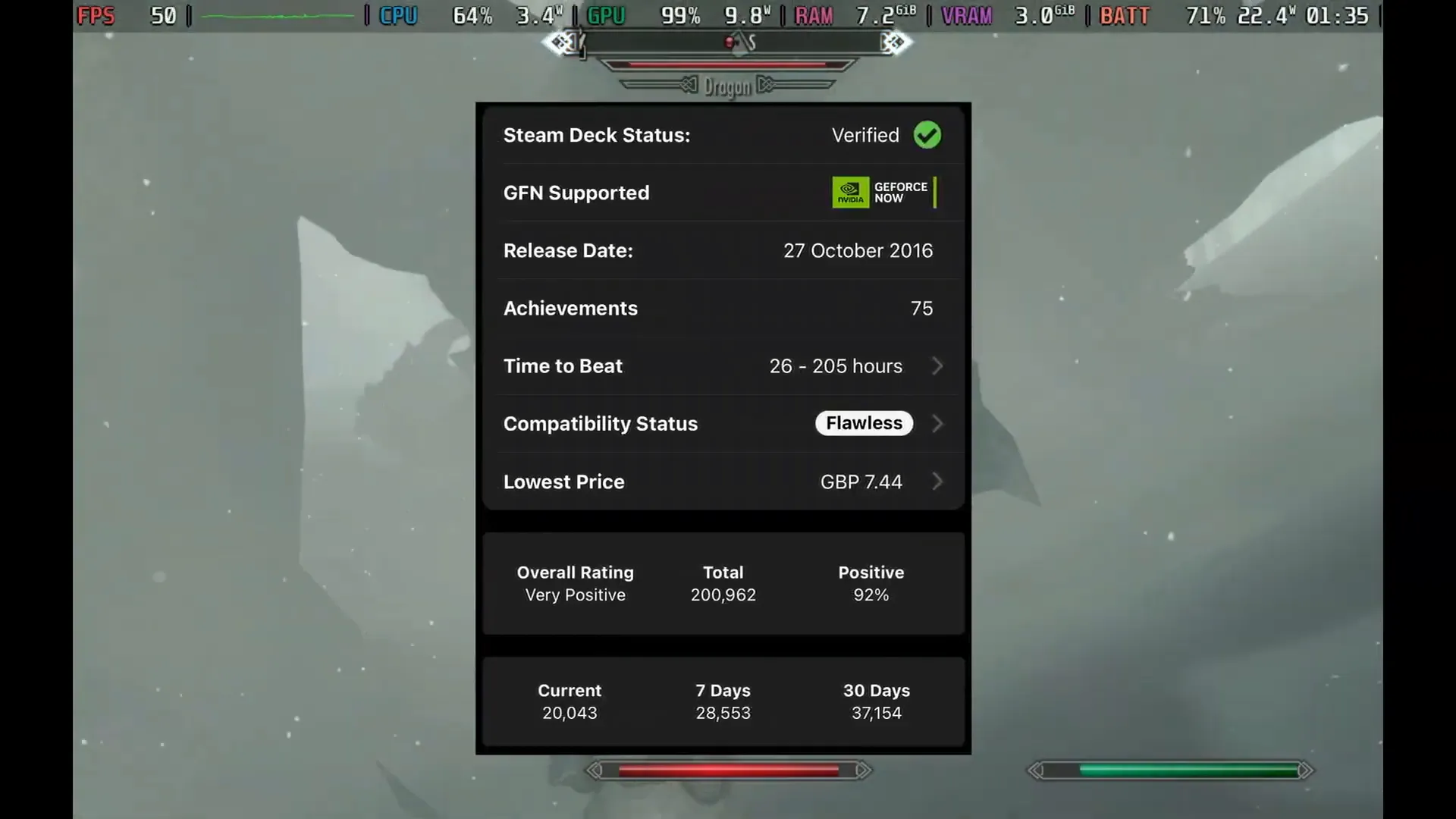 Exploración en mundo abierto de Skyrim Special Edition