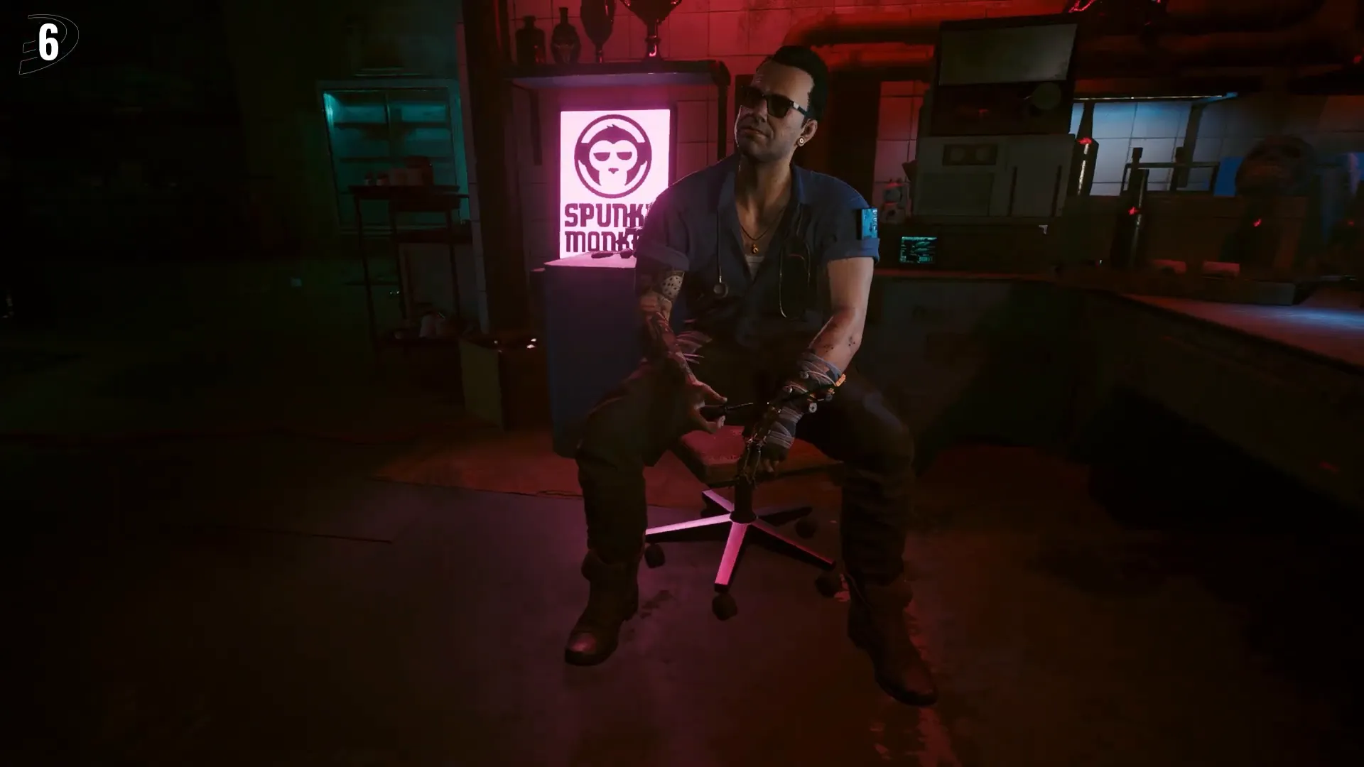 Victor Vector con oreja de coliflor y colgante de boxeo