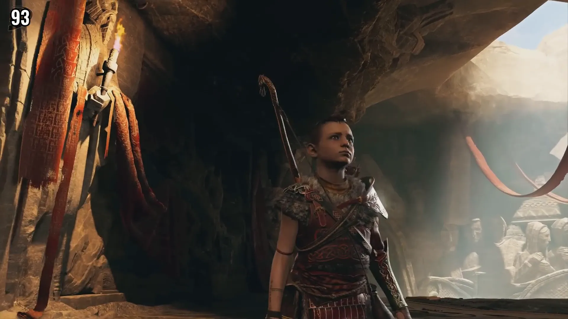 Vista panorámica del reino de Jotunheim en God of War