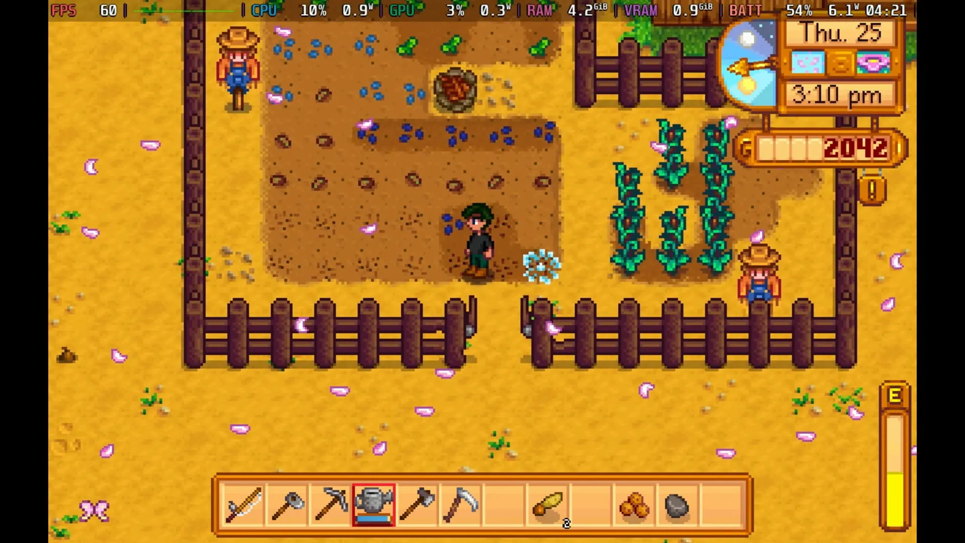 Tranquilidad en Stardew Valley en Steam Deck