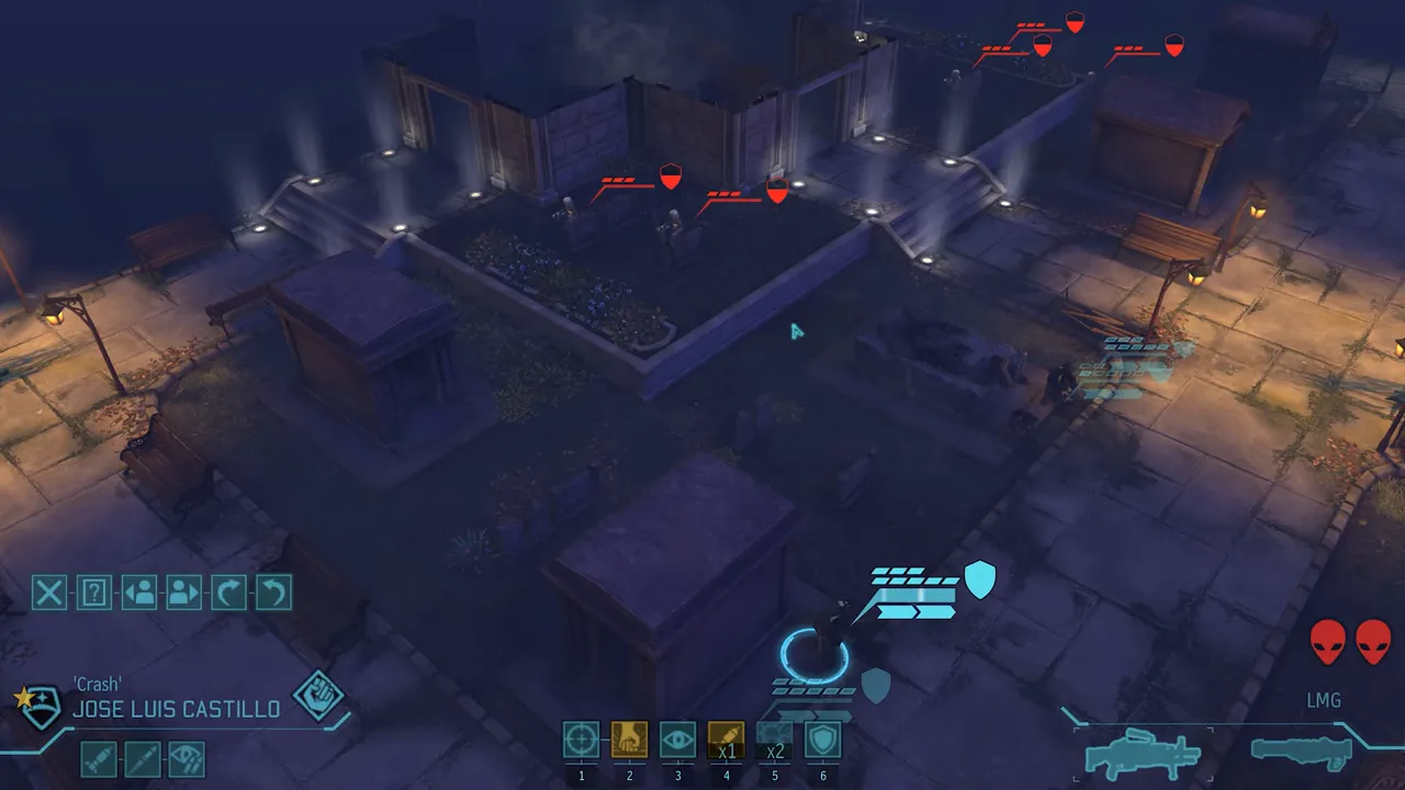 Interfaz de gestión y sistemas de pánico de XCOM, relevante para jugar en portátil