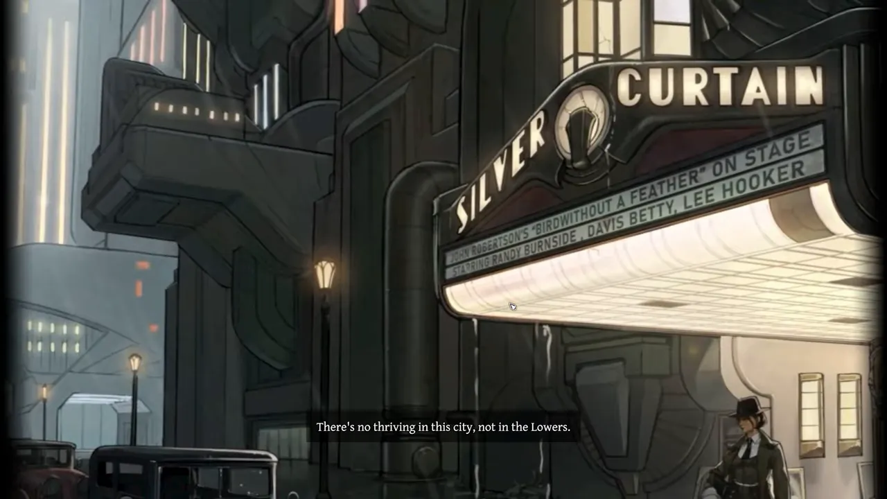 Panorámica de la ciudad flotante en Ether and Iron mostrando islas y niveles superiores e inferiores